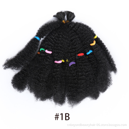 Synthetic Braiding Hair Crochet Marley Braids Hair Extensions Bulk Crochet Afro Kinky Hair For Women